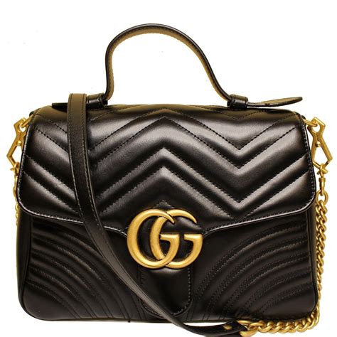 gucci marmont small shoulder bag black|gucci marmont bag small size.